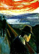 Edvard Munch fortvivlan painting